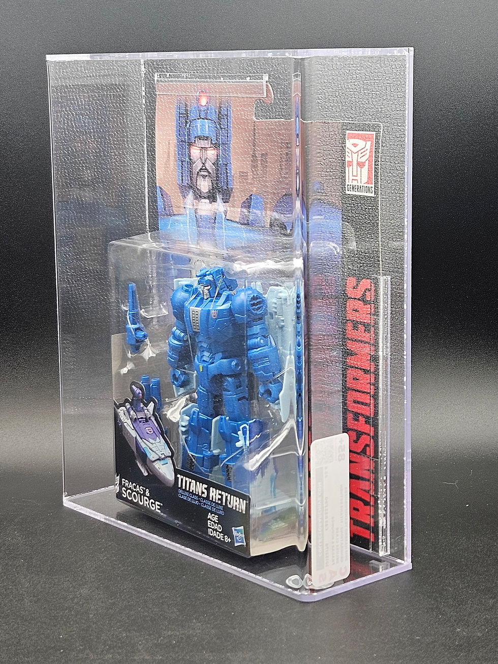 Thumbnail: CAS Graded U85 2015 Transformers Titans Return Deluxe Class Fracas & Scourge