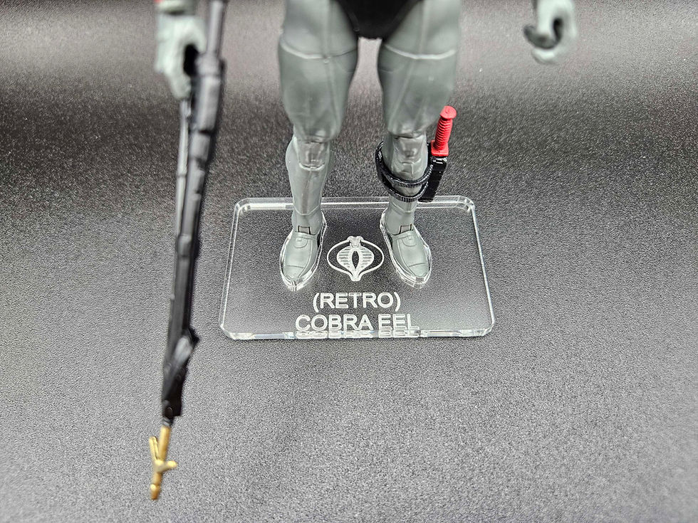 Thumbnail: G.I. Joe Classified Cobra EEL (Retro) 🔥 Acrylic Base 🔥 Stand 🔥No Toy🔥 
