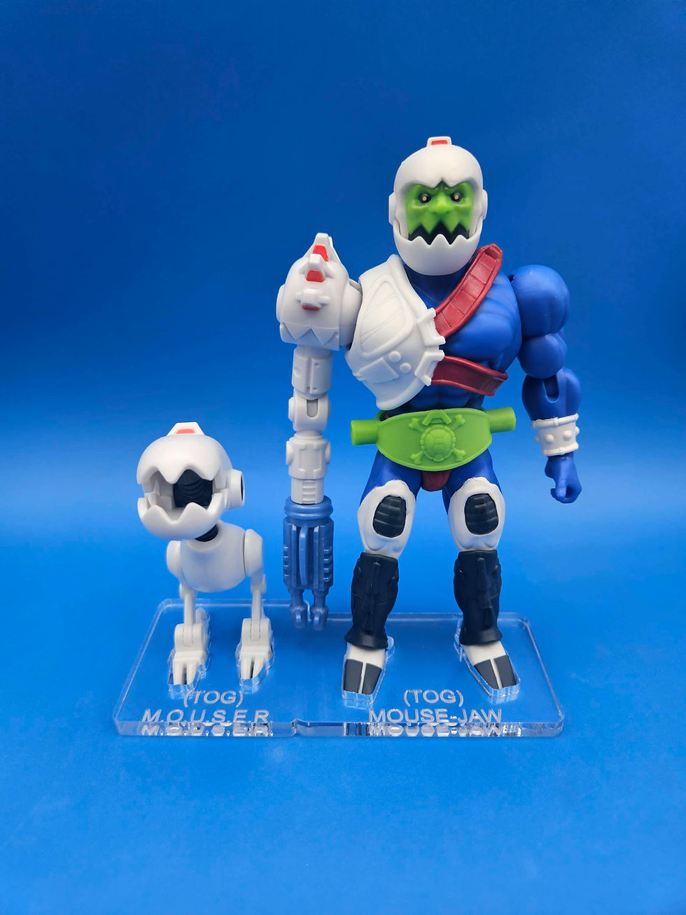 縮圖：Mouse-Jaw & Mouser Turtles Of Grayskull MOTU Origins 🔥 Acrylic Base B 