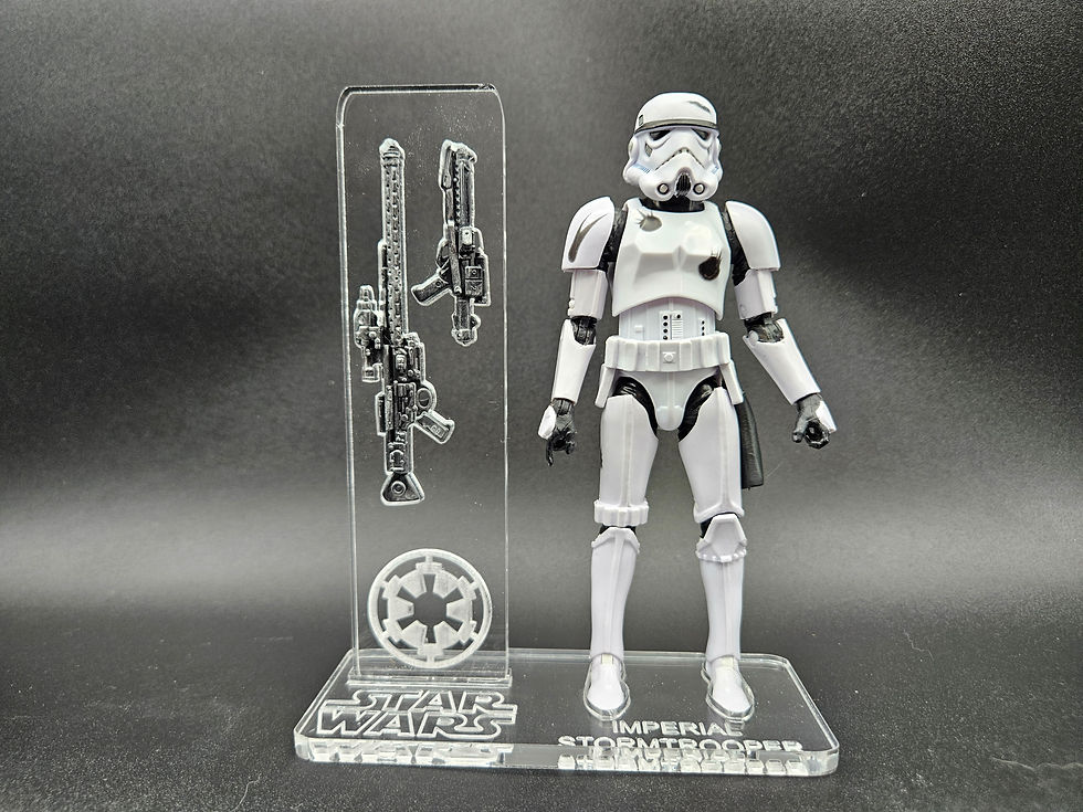 Miniature : Phase I, II,  1st order , Imperial Stormtrooper (Amazon Exc) Acrylic Base Set of
