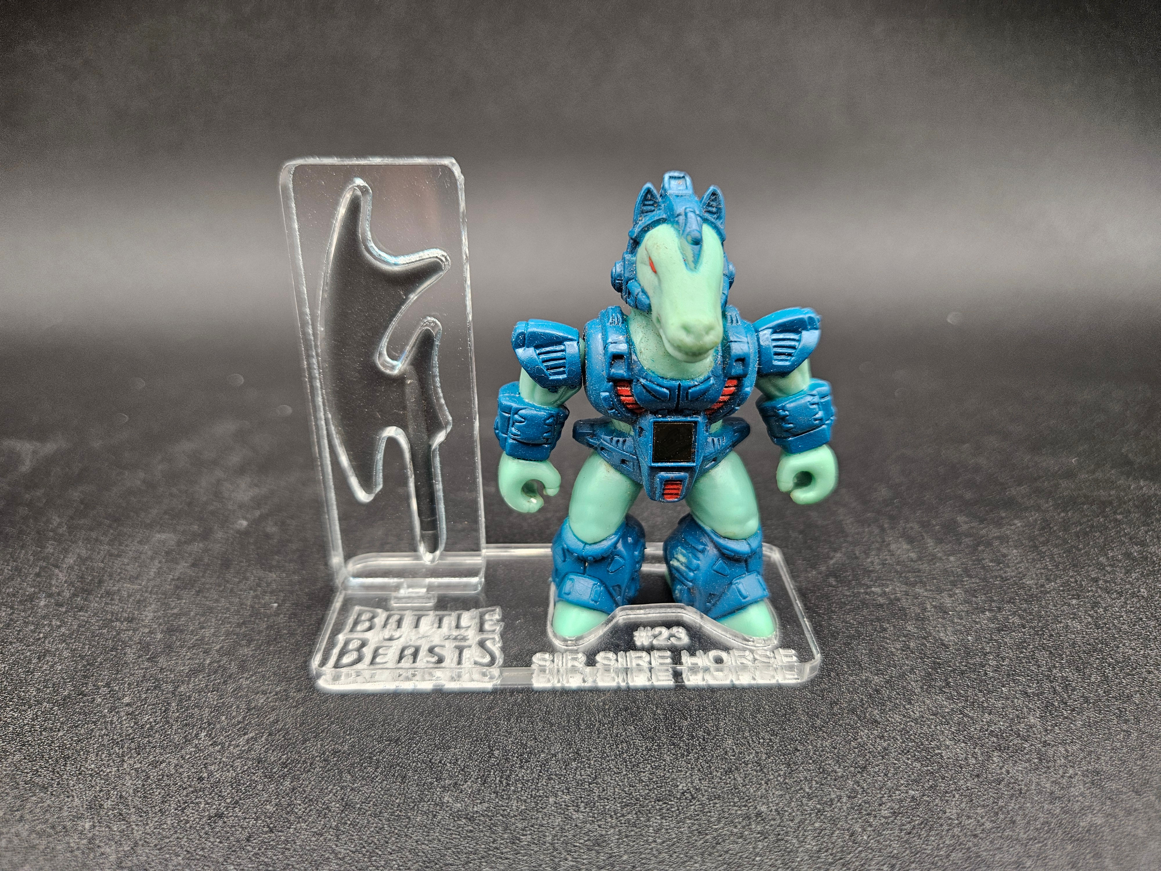 Sir Sire Horse #23 Acrylic Base Set *** No Toy Included ***