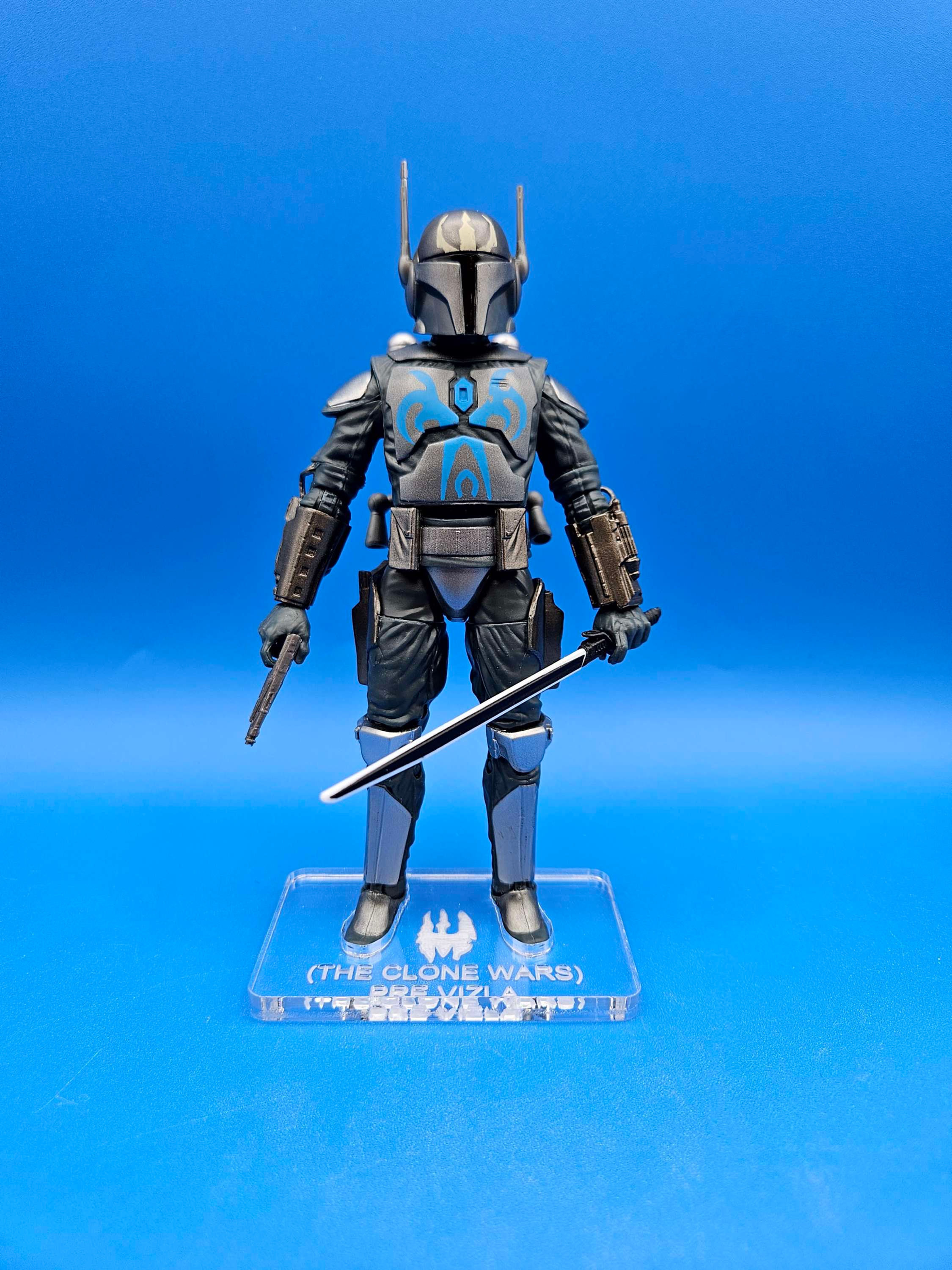 Pre Vizsla  (Clone Wars) Acrylic Base