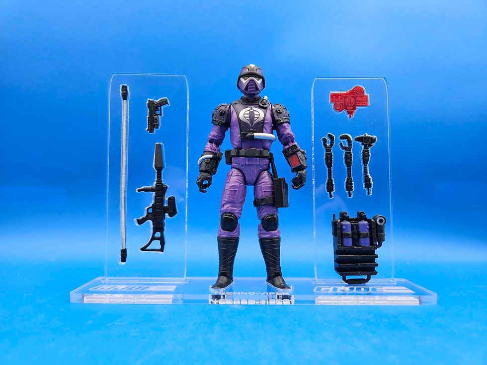 縮圖：G.I Joe Classified Techno-Viper 🔥 Acrylic Base Set 🔥 