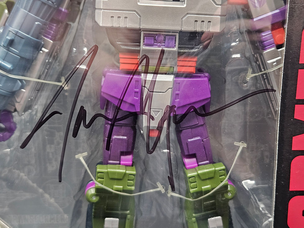 Thumbnail: New/Sealed Signed Transformers Combiner Wars Megatron  Leader Class Set of 2 