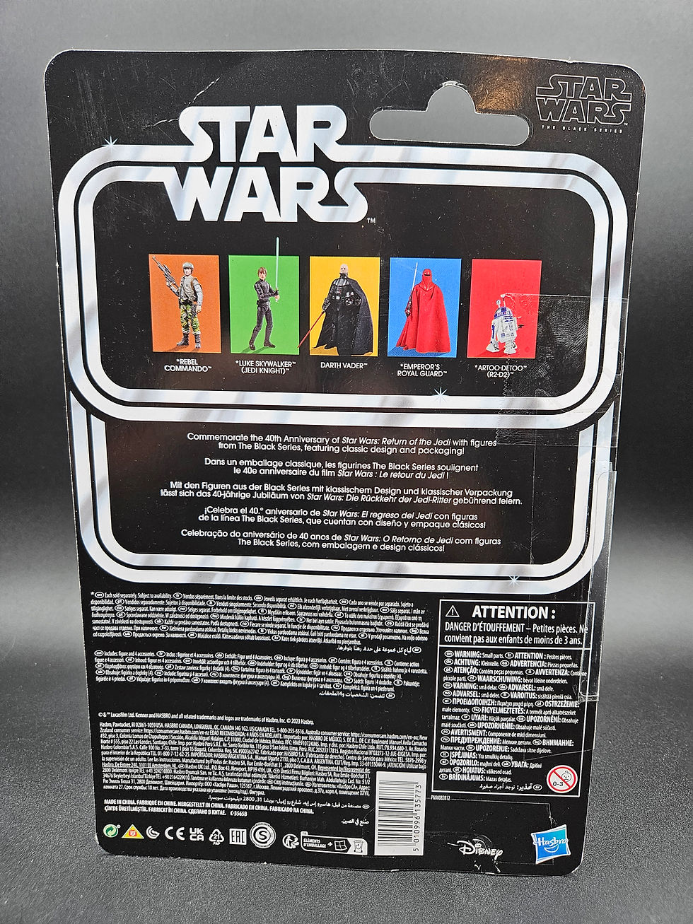 サムネイル： Star Wars Black Series Darth Vader 6” 40th Anniversary Return of the Jedi M.O.C 