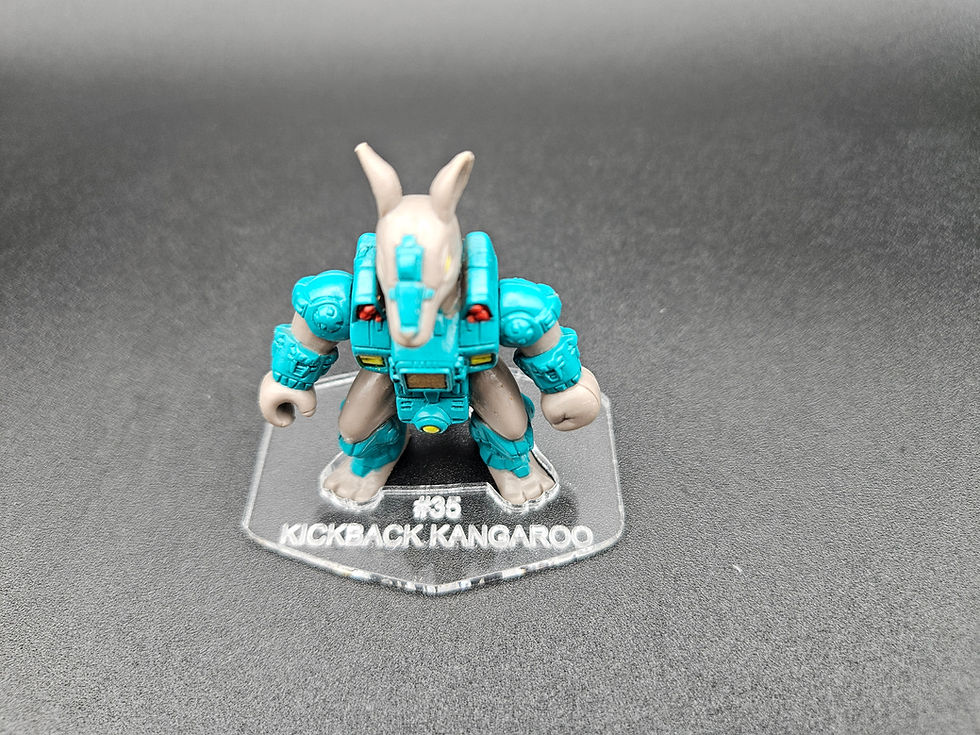 Miniaturbild: Battle Beasts Kickback Kangaroo #35 Acrylic Base *** No Toy Included ***