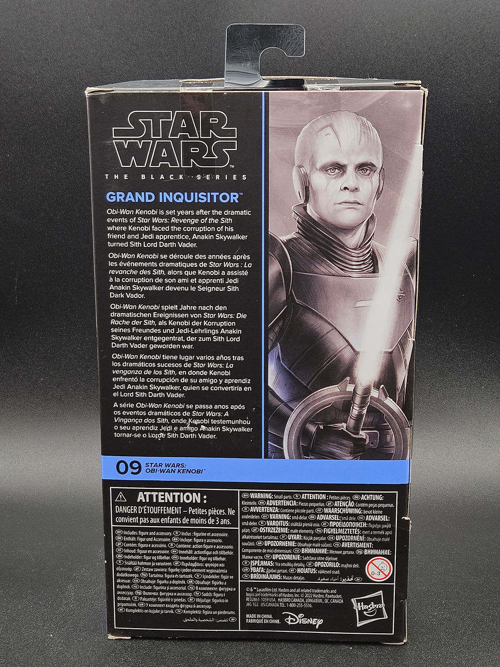 Miniatura: Star Wars Black Series Grand Inquisitor (Obi-Wan Kenobi) #09 M.I.B 
