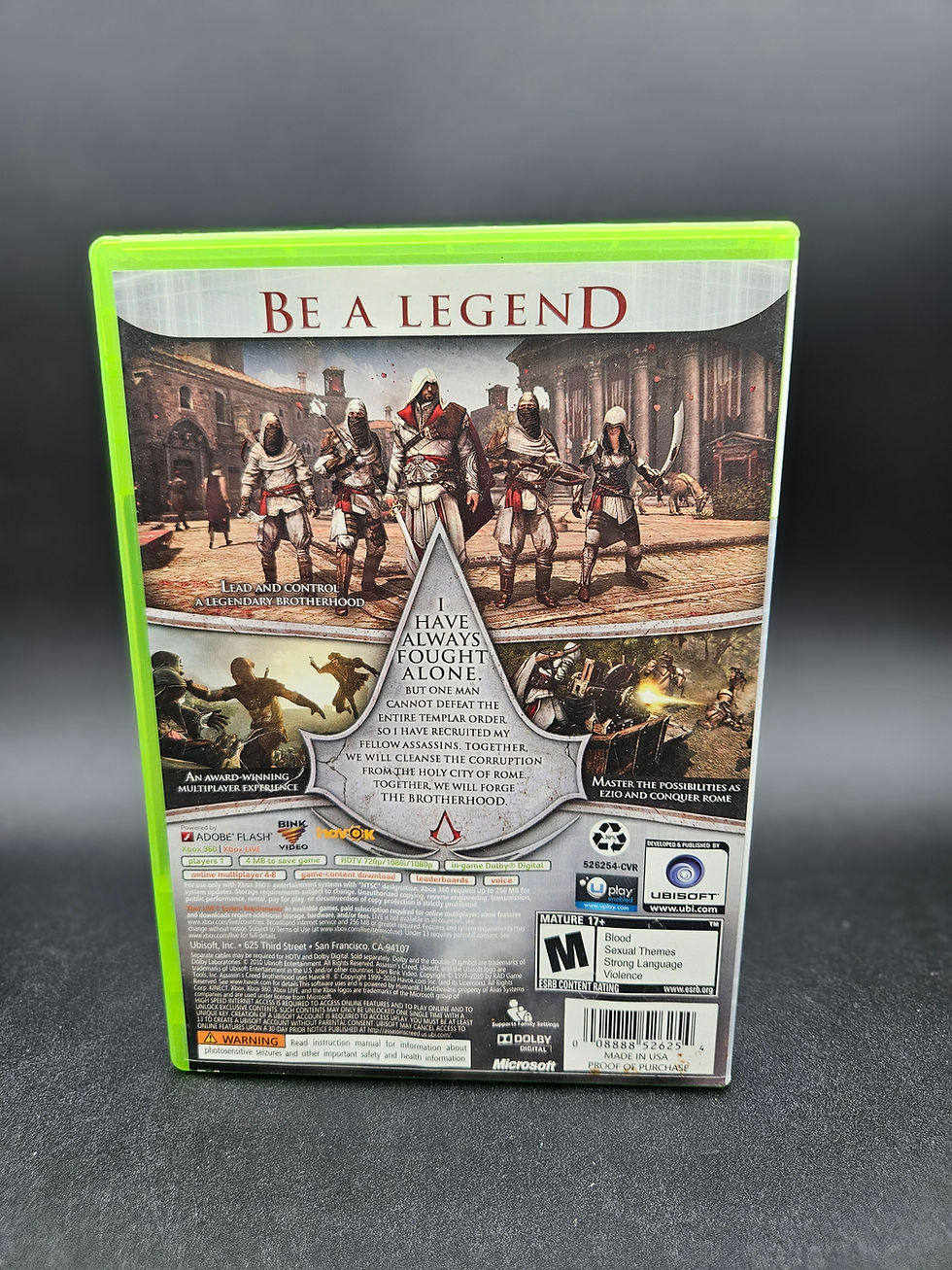 Miniaturbild: Assassin's Creed: Brotherhood  Xbox 360 Game