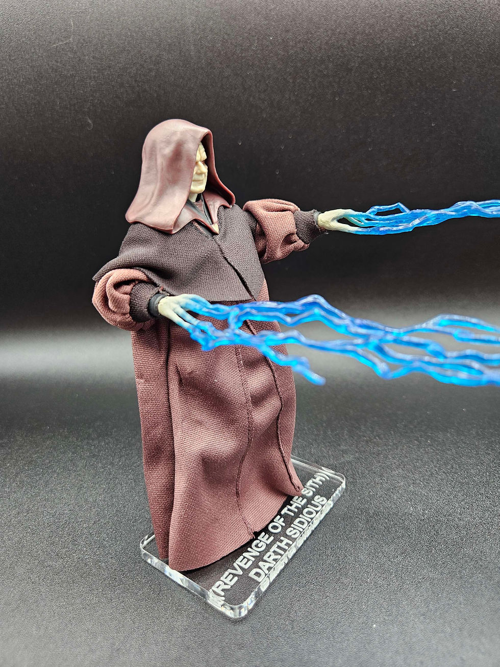 縮圖：Black Series Darth Sidious (ROTS) #01 Acrylic Base ...NO Toy Included...