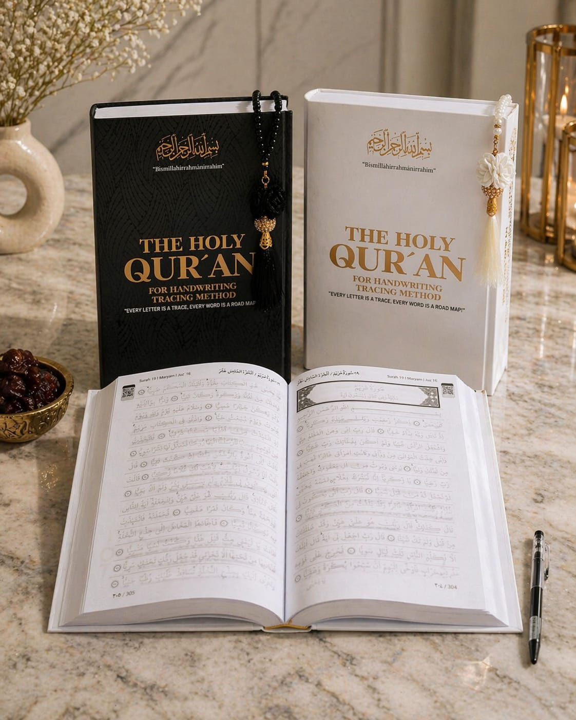 Calligraphy Traceable Quran (Uthmani Hafs) Edition