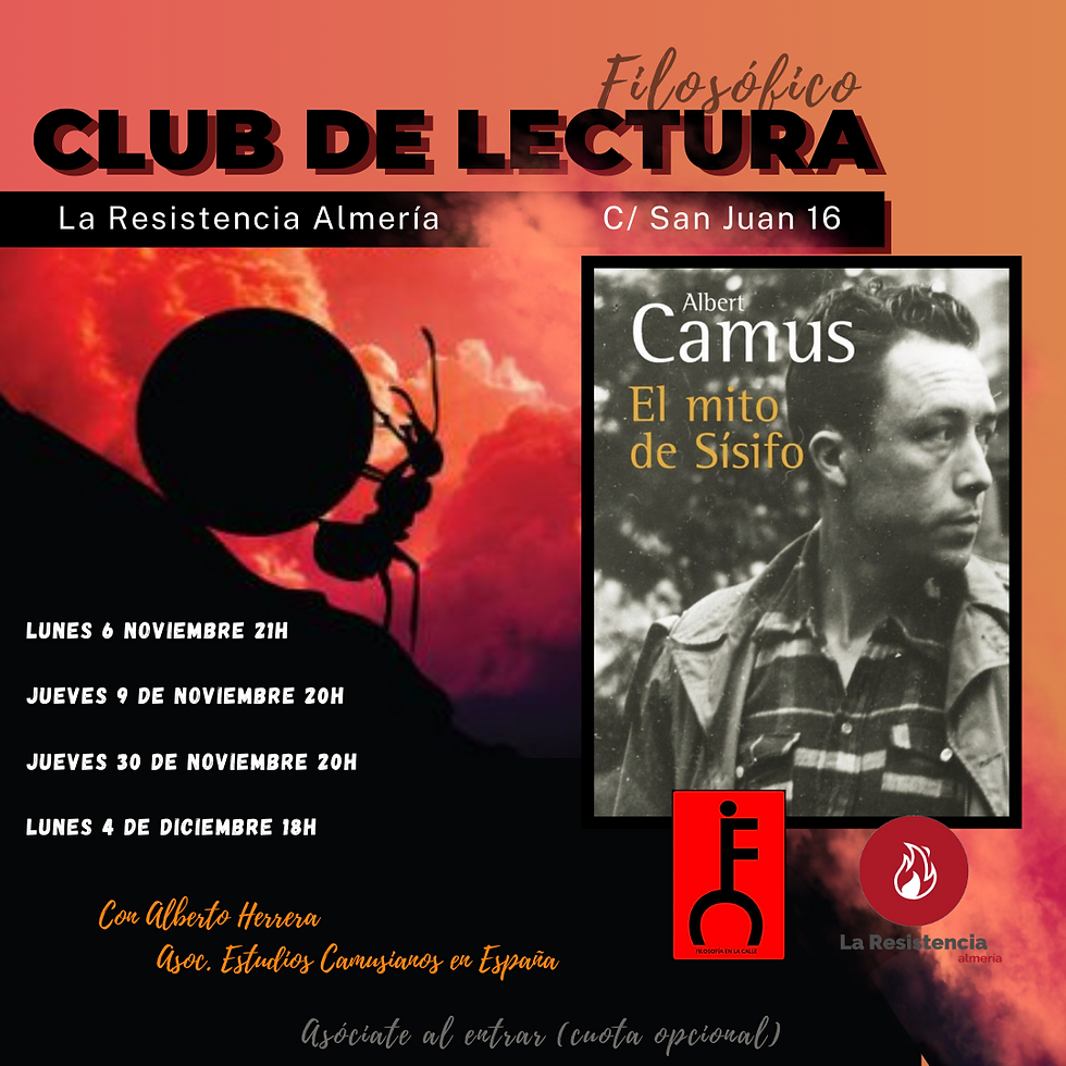 Club de lectura filosófico: El mito de Sísifo