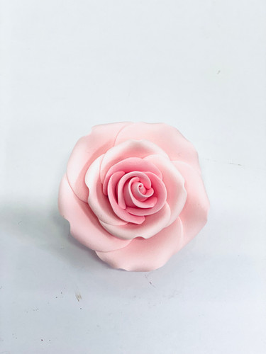 Light Pink Elegant Rose Large Sugar Flower | cakewaves