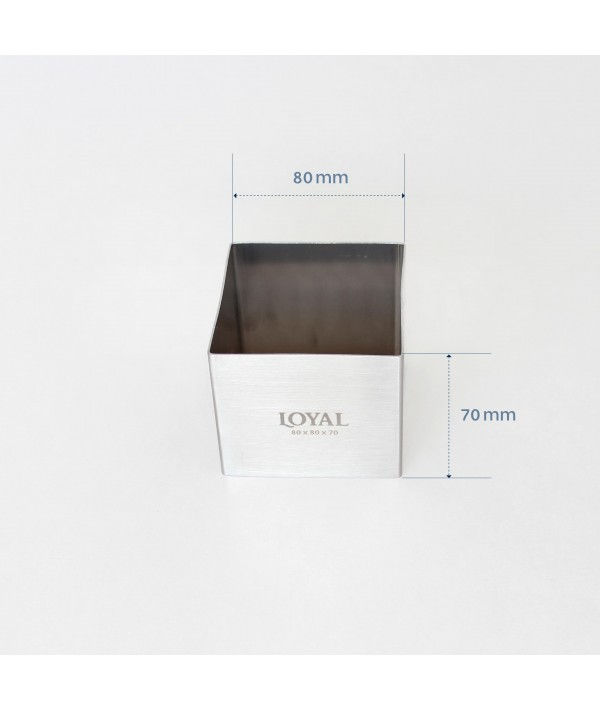 Food Stacker / Ring - 80mm Square