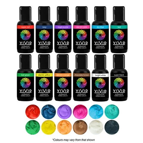 Vivid Colouring Gel 12 Pack Kit