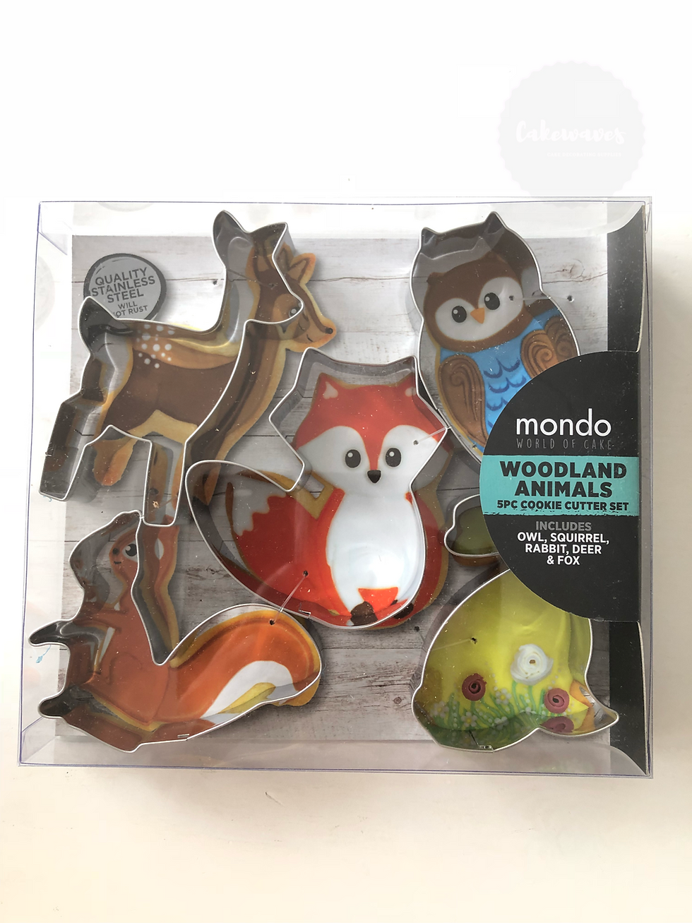 Mondo Woodlands shapes Cookie cutter 5pc