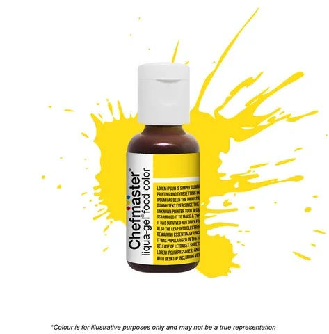 ChefMaster Gel Food Colour - Gold