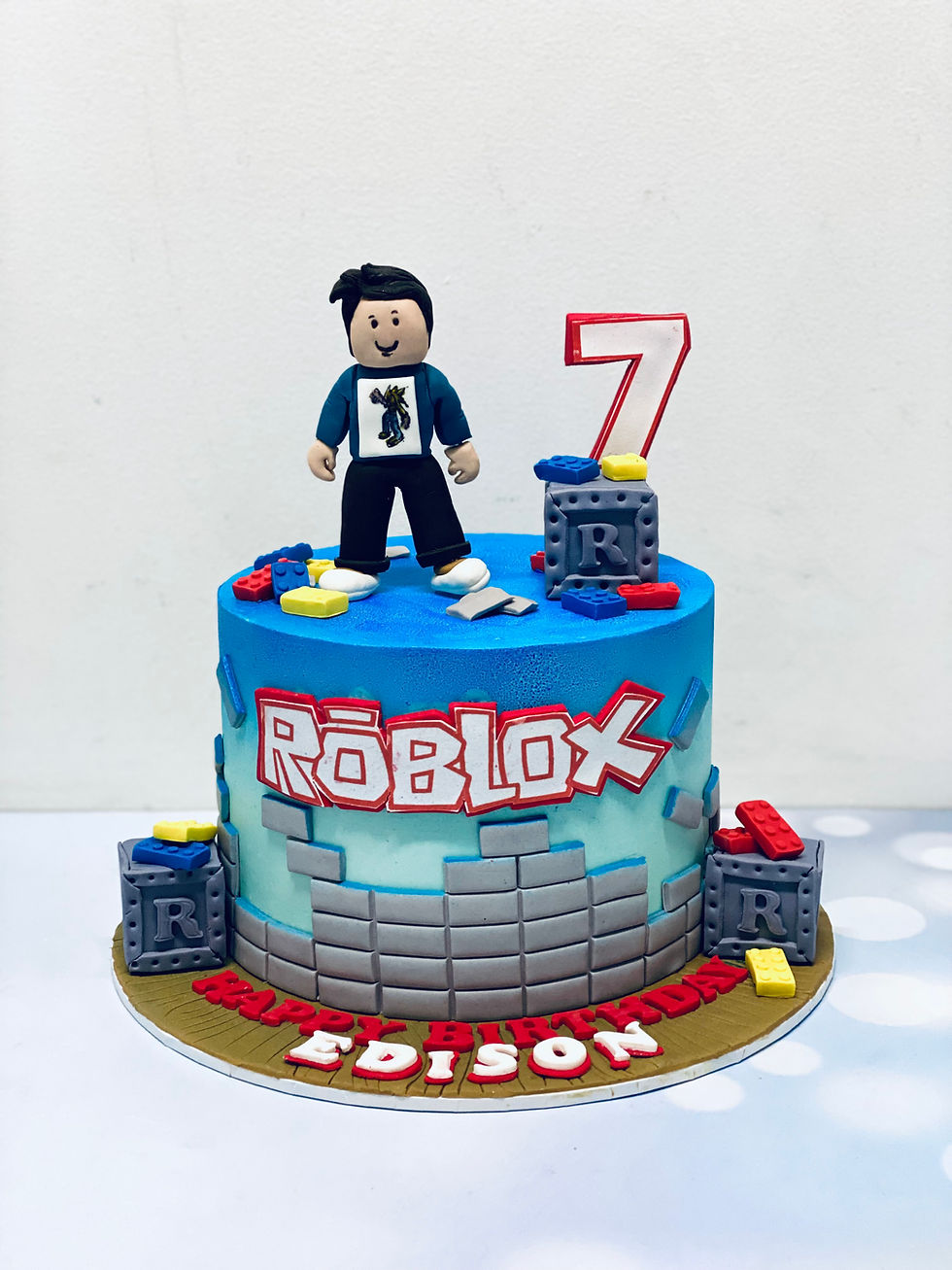 Roblox Birthday Cake - Buttercream