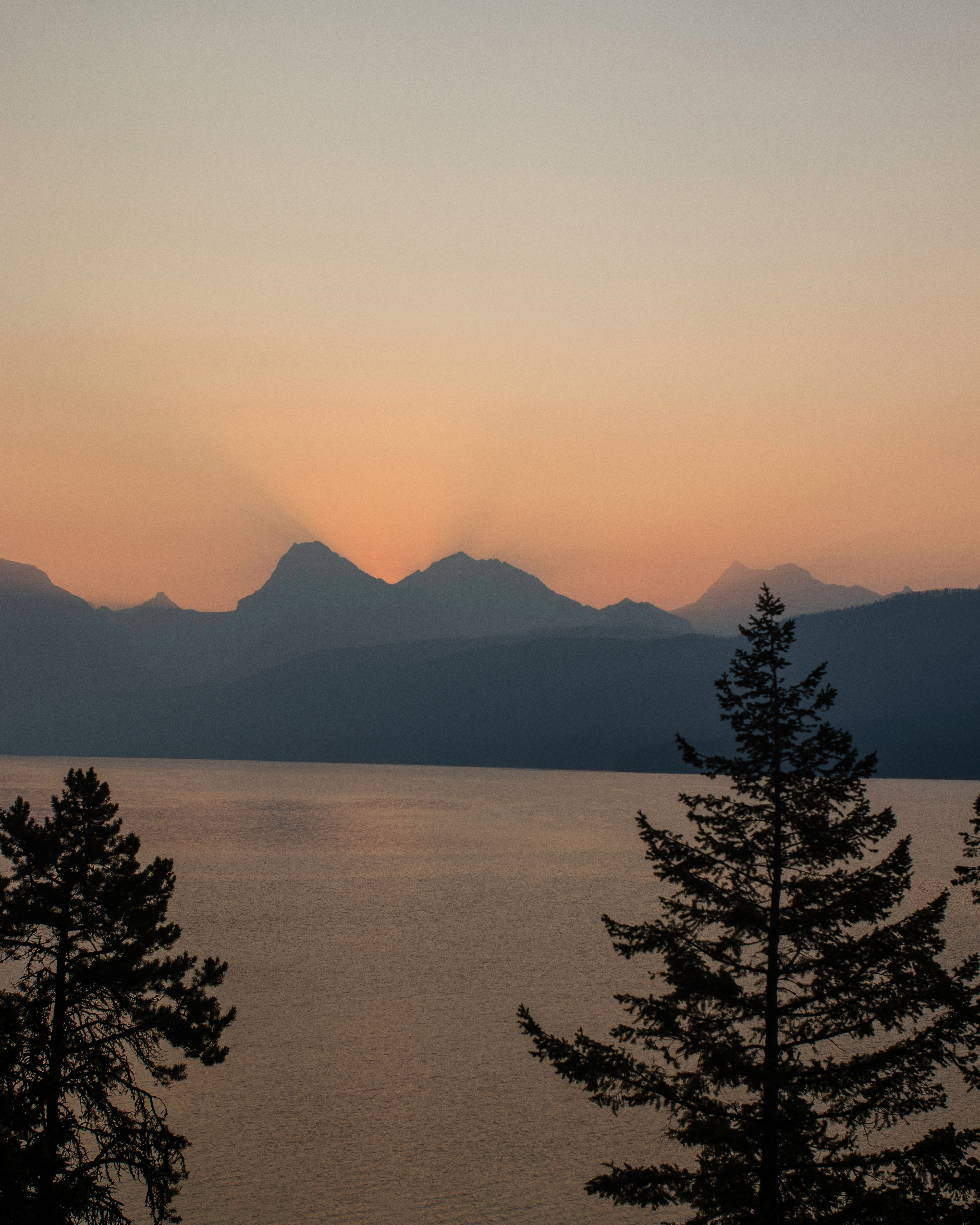 Sunrise at Lake Mcdonald