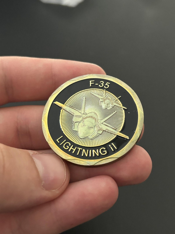 USA air force coin American coin concept F-35 Lighting II , memorable coin