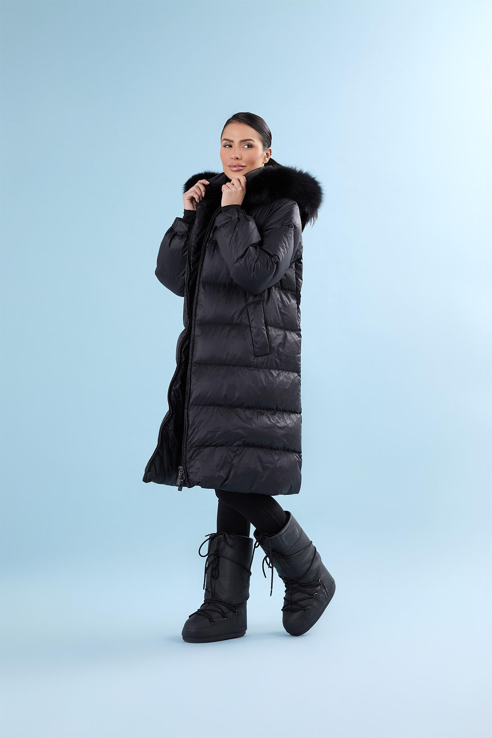 Miniatura: Jaqueta Puffer Longa