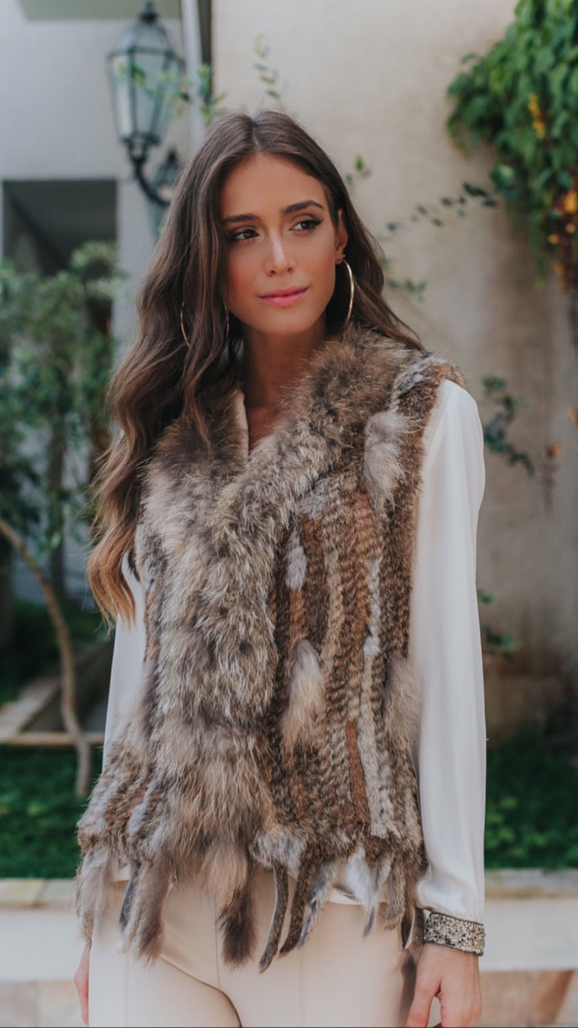 Miniatura: Colete Tramado de Pele