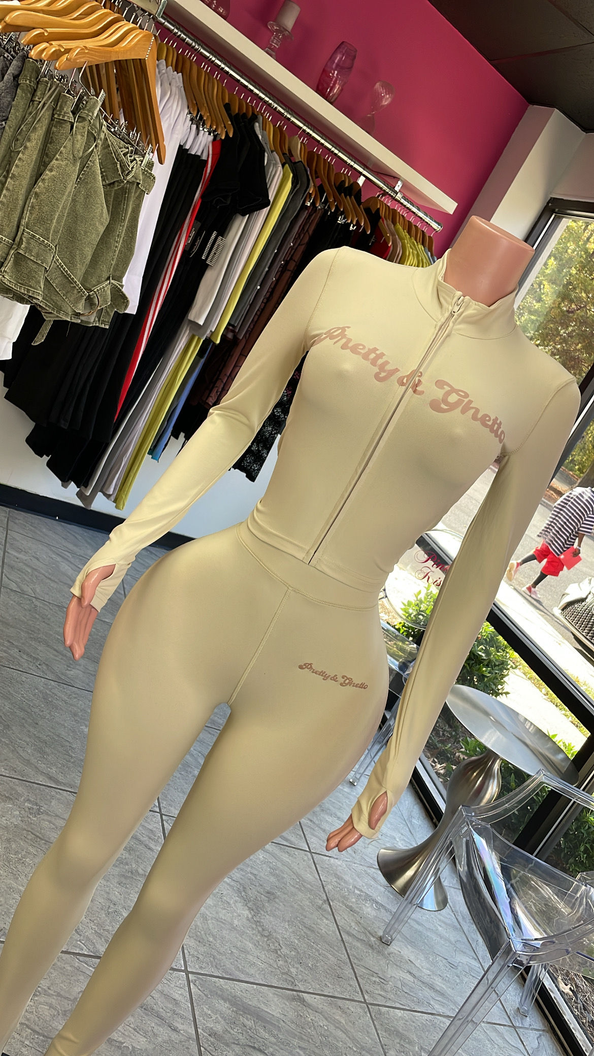 P&G TRACKSUIT (BUTTER CREAM) 