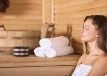 Woman in a Sauna.webp