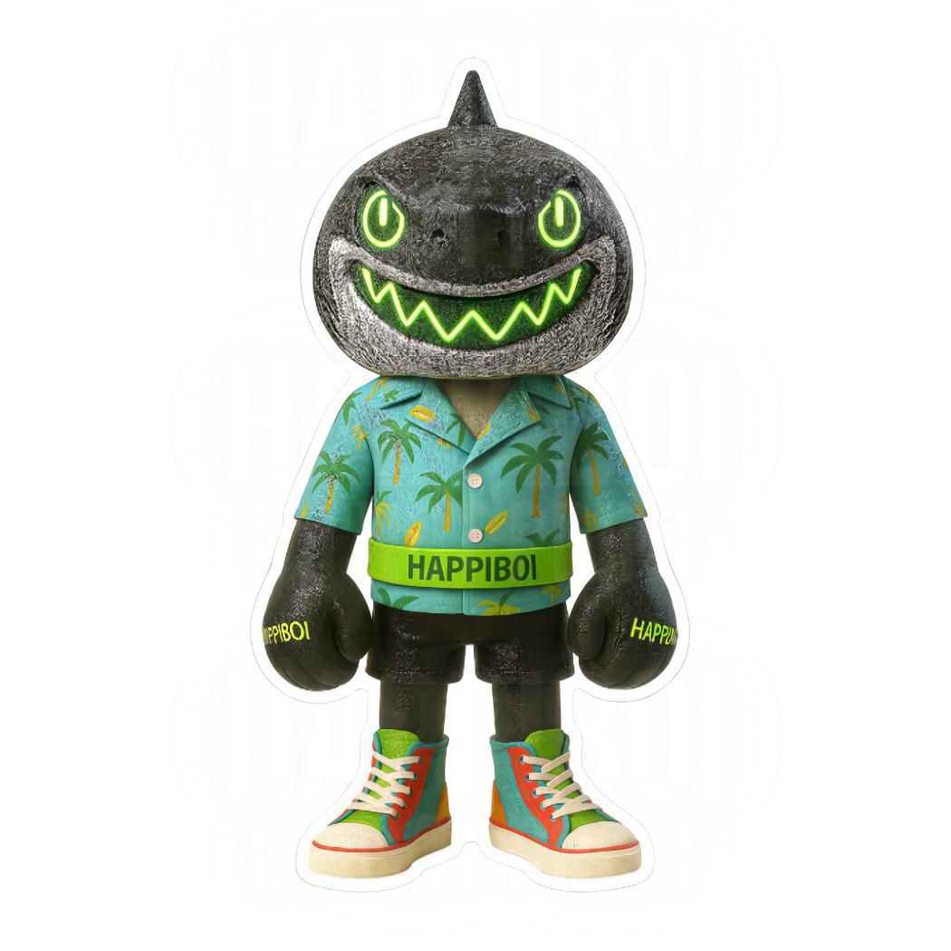 Sharkyboi - ( XLarge Wall Sticker )