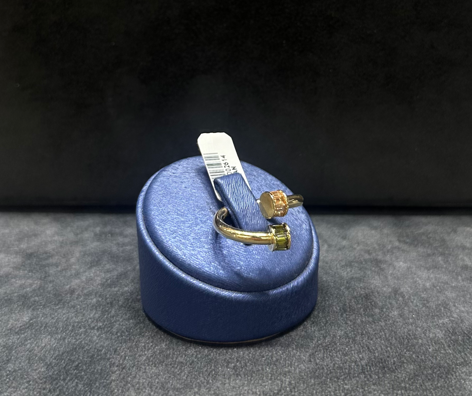 İtalyan 2 renk Taşlı Yüzük