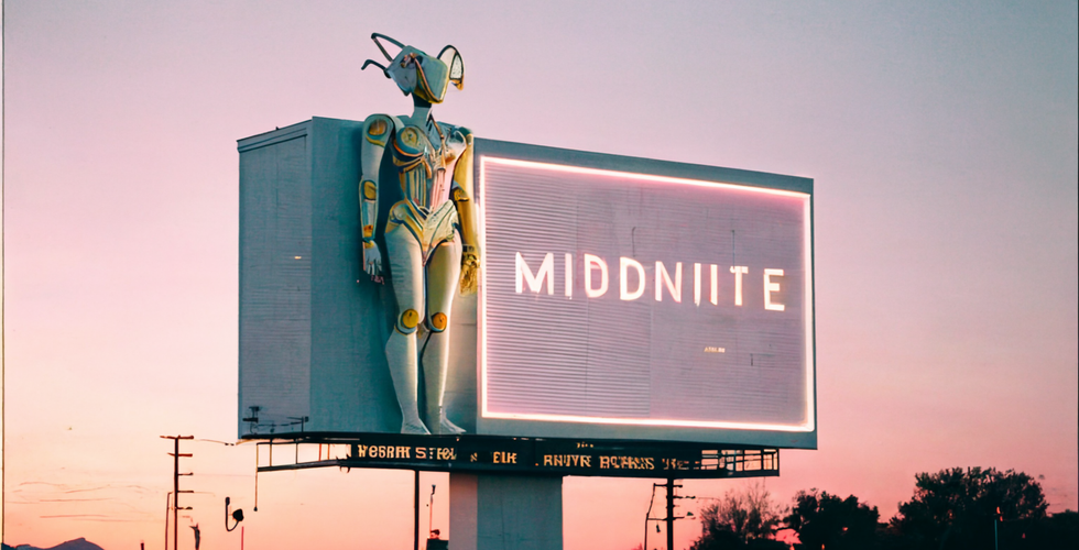 Midnite on Mars - AI Art - Glashier