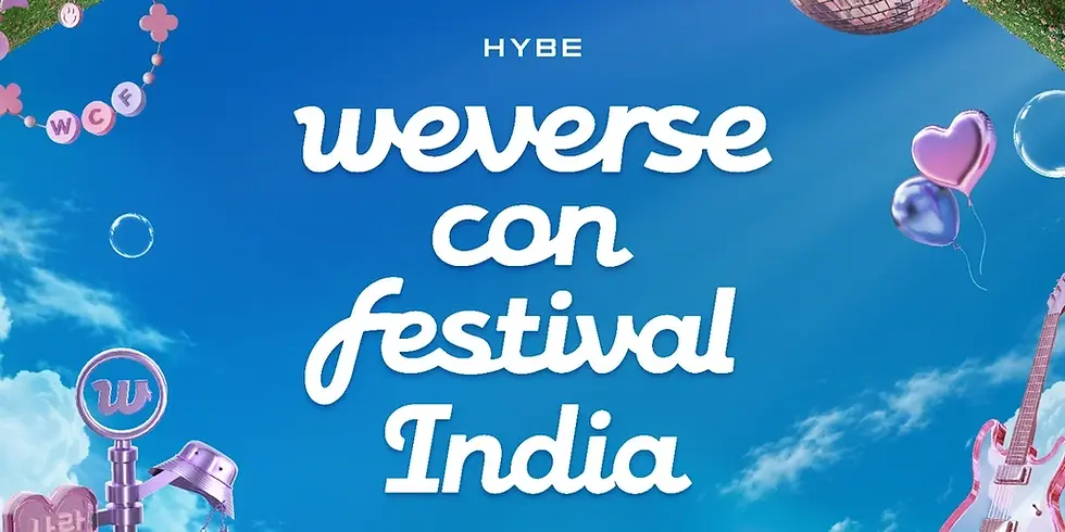 hybe weverse con festival delhi india 2027 details
