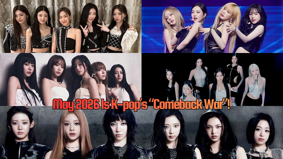 aespa itzy babymonster le sserafim nmixx are taking over may 2026 comebacks