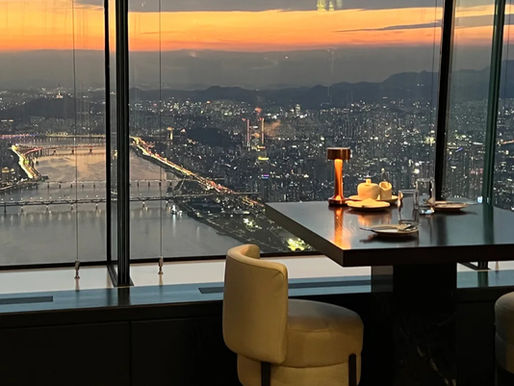 sky lounge seoul lotte hotel panoramic night view rooftop dining experience restaurant of the month summer