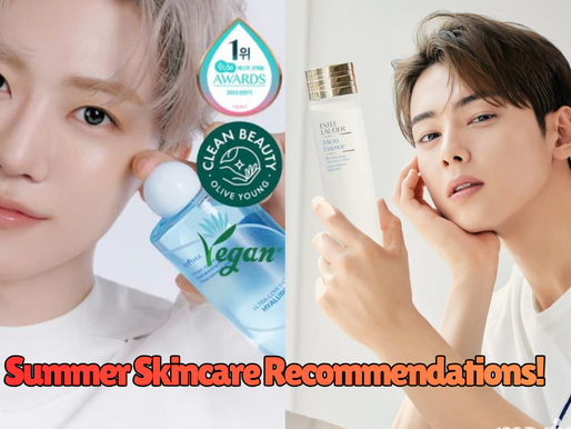 nct jaemin and cha eun woo men's skincare products summer 2026