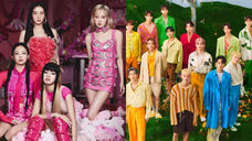 blackpink and seventeen contract k-pop groups together