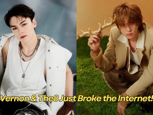 seventeen's vernon and the8 shocking collab duo details