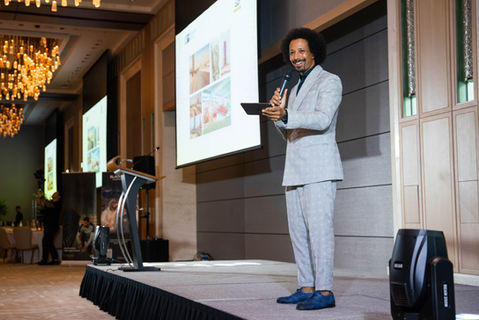 Flo Akinbiyi At The 25th Anniversary of AHK, Dubai, 2023