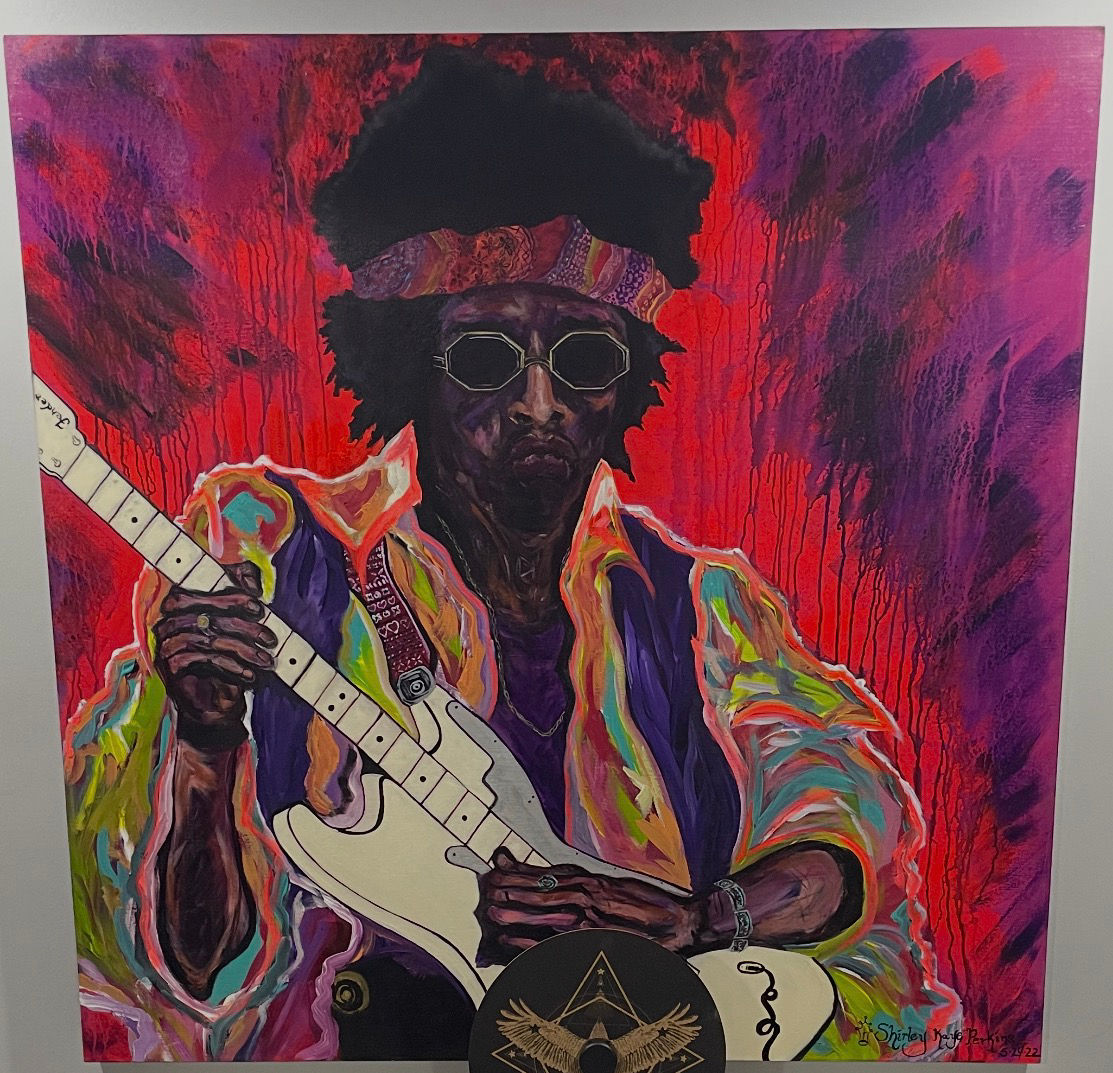 "Original Hendrix" (Acrylic on Wood)