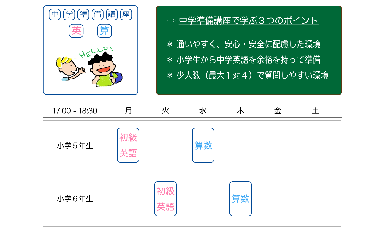 【2019年度】時間割表(中学準備講座).gif