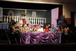 14 Acte II-Isabelle, Manu, Audrey, Philippe, Caroline, Franck, Claudine, Louis, Sophie