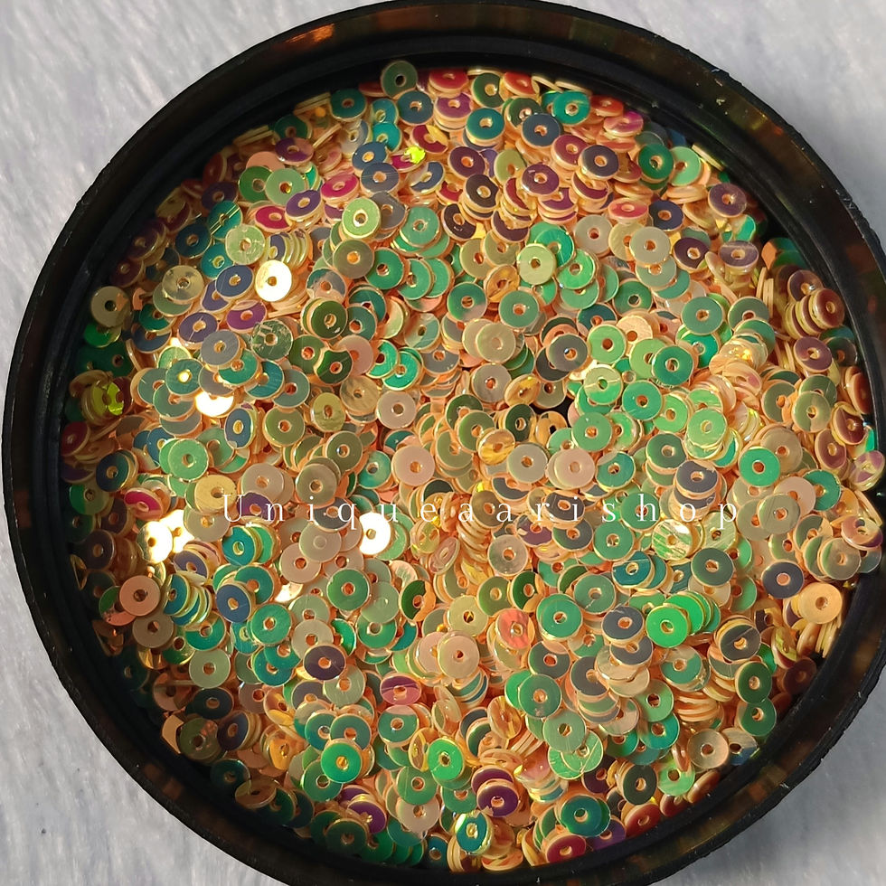 Thumbnail: Rainbow flat sequins-10gm 