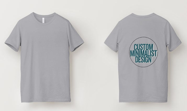 Thumbnail: Custom Minimalist Design T-Shirt (One-Sided)