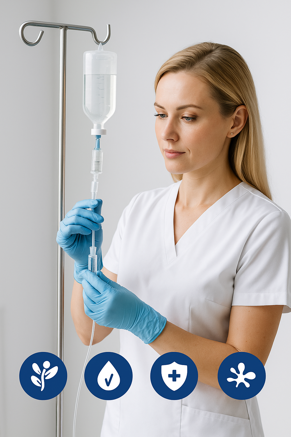 Manoperă perfuzie medicamentație