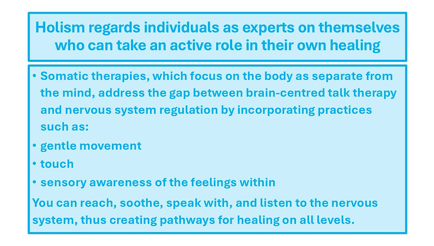 Take an active role in your healing