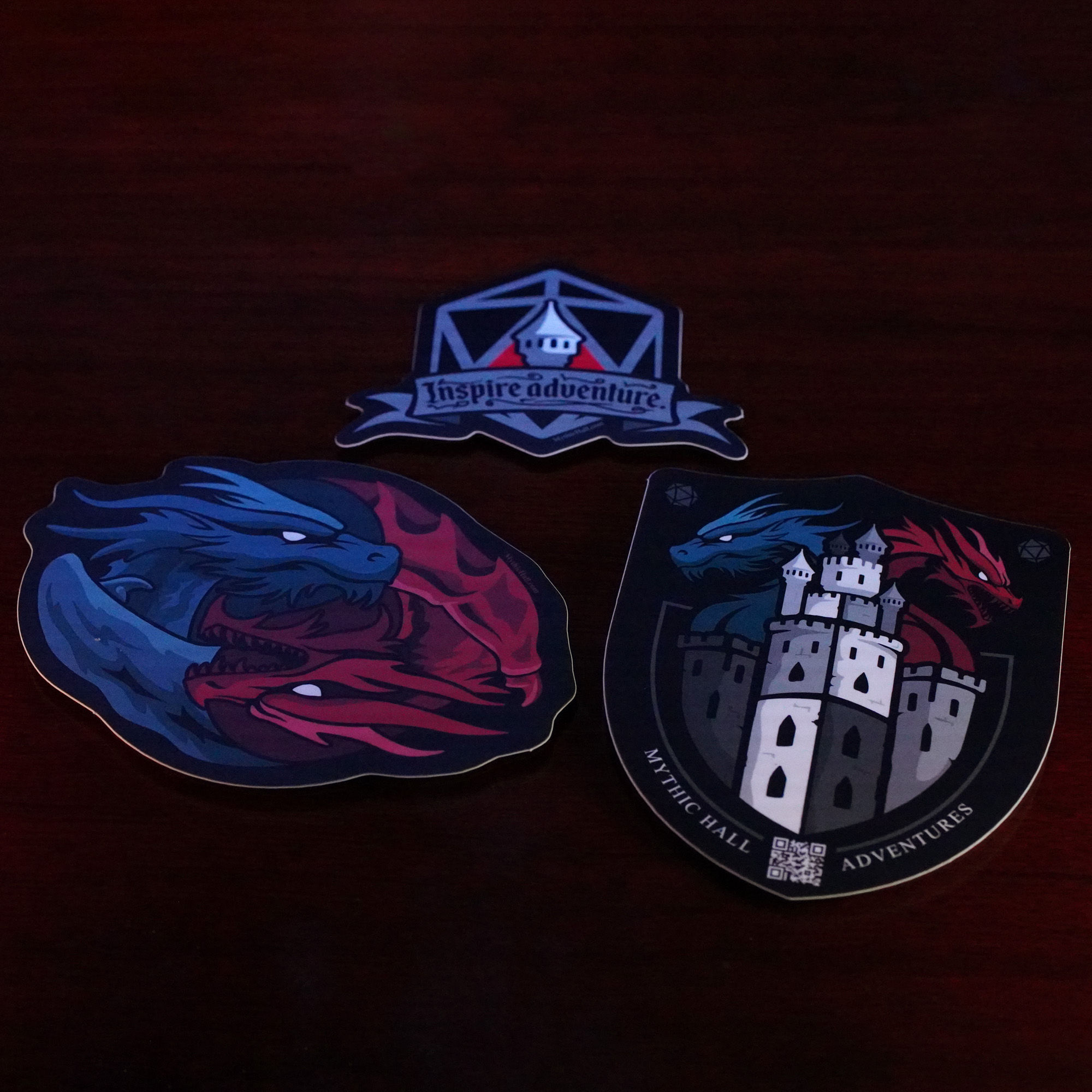 Mythic Hall Stickers (3-pack)