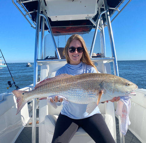 Daytona Beach Nearshore Fishing Charters, Red Drum, Red Fish, Drumspots