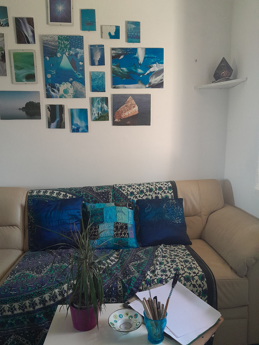 Můj pokoj při hlídání domu