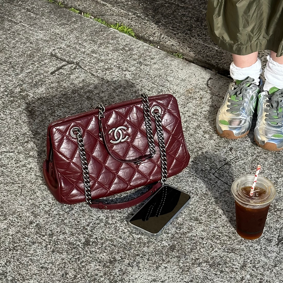 CHANEL CAlFSKIN 31 RUE CAMBON TOTE RED