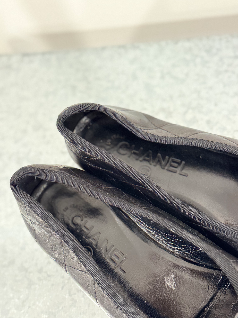 Thumbnail: Chanel Black Ballet Flat size 36