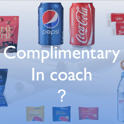 Complimentary snacks in coach? 